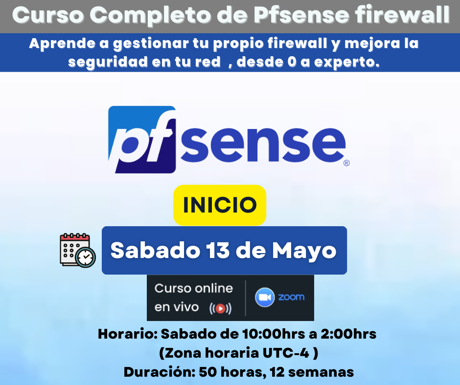 En Linea - Curso de Pfsense Firewall completo, desde 0 a experto